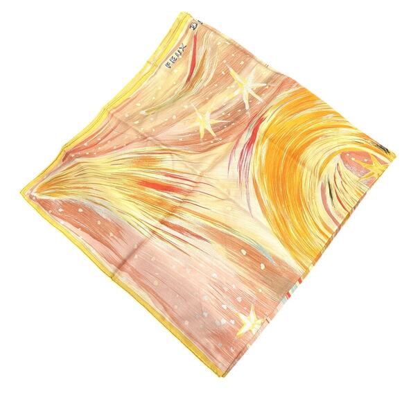 HERMES Feux Du Ciel Scarf - Excellent Condition - RARE/Vintage with Box - Picture 7 of 10